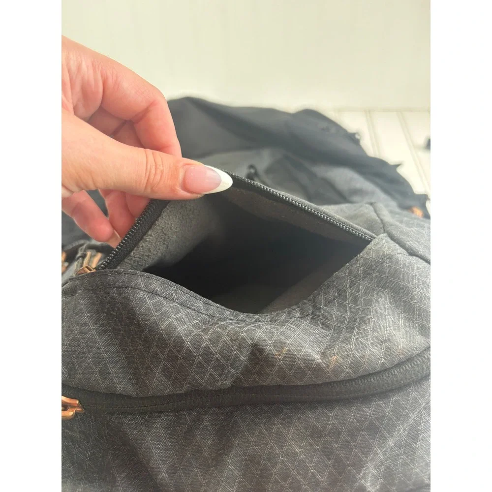 The North Face Recon Grey Laptop Luxe Backpack Unisex